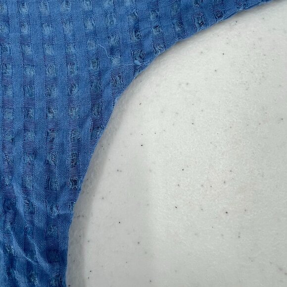 KL Playwear OS Wide Cut Lightweight Tunic Top Dusty Blue Cotton Boxy Minimalist - Picture 5 of 15